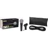 Shure SM58 Kardiyot Dinamik Vokal Mikrofonu, 25 XLR Kablo, Pnömatik Şok Montajı, Dahili Pop Filtreli Küre Örgü Izgara, A25D Mikrofon Klipsi, Saklama Çantası, 3-pin XLR Konnektör (SM58-CN)