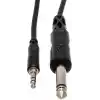 Hosa 3.5 mm TRS (M) - 1/4 inç TS (M) Mono Kablo 3 m (CMP-110)
