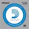 Daddario Pl008 Elektro Ve Akustik Tek Tel, E-(Mi), High Carbon St