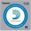 Daddario Pl008 Elektro Ve Akustik Tek Tel, E-(Mi), High Carbon St