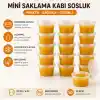 Orret Home 50 Adet 120 ml Saklama Kabı – 4 oz Kemik Suyu, İlik Suyu, Anne Sütü, Sos ve Püre Saklama Kabı, Dondurucu Uyumlu Buzluk Kabı, Sızdırmaz Kapaklı