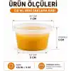 Orret Home 50 Adet 120 ml Saklama Kabı – 4 oz Kemik Suyu, İlik Suyu, Anne Sütü, Sos ve Püre Saklama Kabı, Dondurucu Uyumlu Buzluk Kabı, Sızdırmaz Kapaklı