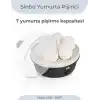 Sinbo SEB-5807 Yumurta Haşlama Makinesi, 7 Yumurtalık Elektrikli Yumurta Pişirici, 350 W, Otomatik Kapanma, Sesli Uyarı, Şeffaf Kapak