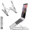 OBEV Taşınabilir Laptop Stant Bilgisayar Stant Notebook Stant Tüm Laptoplarla Uyumlu Bilgisayar Standı Taşınabilir Metal Kaymaz Stant Dizüstü Bilgisayar Stantları Stantı