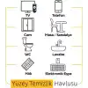 Sleepy Easy Clean Premium Arap Sabunu Katkılı Yüzey Temizlik Havlusu Mendili 100 Yaprak