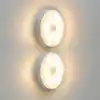 Amber LED Hareket Sensörlü Ledli Gece Lambası Şarj Edilebilir, Taşınabilir 4000k Günışığı (2 Adet)