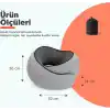 Visco Planet Ortopedik Spiral Seyahat Boyun Yastığı%100 Visco