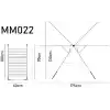 Harbinger Mm022 Comfort Kalın Borulu Çamaşır Kurutma Askılığı