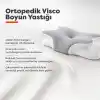 Visco Planet Ortopedik Visco Boyun Yastığı Memory Foam 62x42x13/10 cm