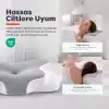Visco Planet Ortopedik Visco Boyun Yastığı Memory Foam 62x42x13/10 cm