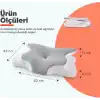 Visco Planet Ortopedik Visco Boyun Yastığı Memory Foam 62x42x13/10 cm
