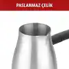 Sinbo SCM-2967 İnox Elektrikli Cezve – 5 Fincan Kapasiteli, Paslanmaz Gövdeli Türk Kahve Makinesi