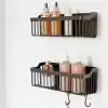 Banyor Yapışkanlı Banyo Rafı, 2li Banyo Düzenleyici, Duş Rafı Organizer Şampuanlık, Duşakabin Rafı, Banyo Organizeri, Banyo Askısı Plastik