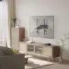 BONTEC 23-60 İnç TV Duvar Askı Aparatı – 10° Eğim Ayarlı, Yaylı Kilitli, VESA 400x400, 45 kg’a Kadar Taşıma Kapasiteli