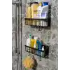 Banyor Yapışkanlı Banyo Rafı, 2li Banyo Düzenleyici, Duş Rafı Organizer Şampuanlık, Duşakabin Rafı, Banyo Organizeri, Banyo Askısı Plastik