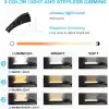 Coverzone LED Kitap Okuma Işığı Esnek Kitap Boyun Işığı Ayarlanabilir Parlaklık Masa Lambası 3 Renk Okuma Işığı Bükülebilir Kollu Işık Tamir İçin Uygun Gece Koşusu Yürüyüş Type-C Şarj Girişli Kamp FH8