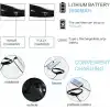 Coverzone LED Kitap Okuma Işığı Esnek Kitap Boyun Işığı Ayarlanabilir Parlaklık Masa Lambası 3 Renk Okuma Işığı Bükülebilir Kollu Işık Tamir İçin Uygun Gece Koşusu Yürüyüş Type-C Şarj Girişli Kamp FH8