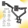 NB ERGONOMIC North Bayou A5C 17-32 İnch Çift Kol 2-9 KG Vesa Uyumlu Monitör Standı