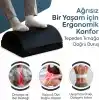 WONKEY - Ergonomik Ayak Yastığı Desteği – Sünger Ayak Dinlendirme için Yastık, Ofis ve Ev Kullanımı İçin Rahatlatıcı Ayak Uzatma Destek Pedi, Uzun Süre Oturanlar İçin Konforlu Ayak Destek Minderi