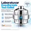 Bluefox Silver Duş Filtresi – Klor ve Ağır Metal Arıtmalı, KDF 55 + Aktif Karbon, Saç ve Cilt Dostu, Kireç Azaltıcı, Evrensel Uyumlu, Aletsiz Montaj, Su Yumuşatıcı