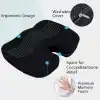 Visco Planet Hemoroid Basur Kuyruk Sokumu Oturma Simidi Minderi Yastığı Visco Ortopedik Yastık