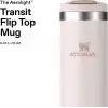 STANLEY The Transit FlipTop Mug Termos 0.47 Litre - Pembe Kuvars (Rose Quartz) | Paslanmaz Çelik