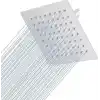 Orret Home 25x25 Cm 304 Paslanmaz Çelik Tepe Duşu – Geniş Kare Duş Başlığı, Sabit Tepe Duş Başlığı, Handshower Uyumlu, Modern ve Dayanıklı Duş Sistemi Parçası (Kare)