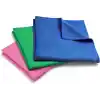 Silva Ultrafiber Premium Mikrofiber Cam Bezi Üçlü Set 40x40 cm - Hav ve İz Bırakmayan Cam Silme Bezi, Deterjansız Sadece Suyla Temizlik, Ayna Ekran Çelik ve Oto Camı İçin, Yeşil Mavi Pembe