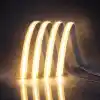Cata CT-4541G COB Şerit LED 12V Metrede 216 Çipli Kesintisiz Noktasız İç Mekan Aydınlatma - 5 METRE GÜNIŞIĞI 3200K