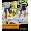 SONNORS 4 Çift Unisex Erkek Çorap ve Kadın Spor Çorabı - Nefes Alabilir Atletik Performans ve Kompresyon Tenis Çorapları - 4lü Siyah & Beyaz