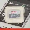 SanDisk 256GB Ultra Lite MicroSDXC 100 MB, Beyaz/Gri