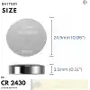 5 Adet 2430 CR2430 DL2430 3V PoundMax Lityum düğme pil, Uzun raf ömrü, küçük elektronik cihazlar için uzaktan kumandalar, teraziler, akıllı ev cihazları, ölçüm cihazları ve hesap makineleri
