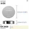 PoundMax 10 x CR2430 DL2430 3V Lityum Düğme Pil, Uzun Raf Ömrü, Küçük Elektronik Cihazlar için Uzaktan Kumandalar, Teraziler, Akıllı Ev Cihazları, Ölçüm Cihazları ve Hesap Makineleri