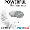 5 Adet 2450 CR2450 DL2450 DL2450 ECR2450 KCR2450 3V PoundMax Lityum Düğme Piller, Düğme Pil, Çocuklara Dayanıklı Ambalaj, Akıllı Ev Cihazları, Küçük Elektronik Ev Aletleri, Araba Anahtarları ve Diğer