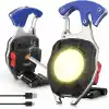 Mayaglory Çok Fonksiyonlu Şarjlı Mini COB LED Anahtarlık El Feneri - Entegre Elektronik Çakmak, Şişe Açacağı, Tornavida, Kemer Kesici, Düdük ve Mıknatıslı Acil Durum Ekipmanı, Type-C Şarj Edilebilir
