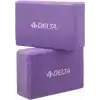 Delta Çiftli Yoga Blok - 2 Adet Yoga Block - Eva Yoga Bloğu Seti,Mor