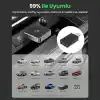 S-Link SL-CAR01 2in1 Android ve Apple Cihazlar Kablosuz Android Auto ve Carplay Adaptörü