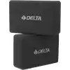 Delta Çiftli Yoga Blok - 2 Adet Yoga Block - Eva Yoga Bloğu Seti,Siyah