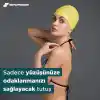 Sporsize Silikon Yüzücü Bonesi – Su Geçirmez Unisex Deniz ve Havuz Bonesi, Saç Koruyucu Esnek Kap