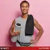 WONKEY - 30x100 cm Sporcu Havlusu Pamuk, İnce Uzun Pamuklu Fitness Havlusu, Spor Salonu, Gym, Koşu ve Antrenman İçin Ter Havlusu, Spor Havlusu (1 Adet)