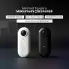 Coverzone Göğüse Takılabilir Mıknatıslı Kolyeli 1080P Mini Geniş Açı Aksiyon Kamera | Hafif ve Kompakt Tasarım | Spor, Koşu, Outdoor, Günlük Kullanım İçin POV Kayıt Kamerası- Kask Kamera (SİYAH)