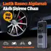 GROOVE HCB002 24400mAh 3000A Tepe Akımı Profesyonel Akü Takviye Cihazı + Lastik Şişirme Kompresörü Taşınabilir Jump Starter (Kompresör+Powerbank+Led Lamba+LCD Ekran) Benzinli ve Dizel Araçlar için