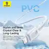 Baseus Crystal Hızlı Şarj C+Lightning 20W 1m Data Kablo - Beyaz