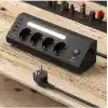 SMAYLİNG Akım Korumalı Çoklu Priz | 4 Priz Girişi + 2 USB-C + 2 USB-A Çıkışı | 2 Metre Kablo | LED Işıklı | Hızlı Şarj ve Güvenli Kullanım