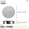10 Adet AG4 376 377 SR626 SR626SW LR66 1.5v PoundMax Düğme pil, Alkalin saat pili, çocuklara dayanıklı ambalaj, küçük elektronik cihazlar için,ölçüm cihazları ve hesap makineleri