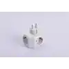 Viko Yonca Plus Beyaz Üçlü Topraklı Priz Çarpma Karşıtı
