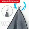 Wonkey Sporcu Fitness Antreman Havlusu 30x100 cm, Ultra Hafif ve Hızlı Kuruyan Mikrofiber Spor Havlu, Gym Boks Pilates Tenis Havlusu (2 Adet 30x100, Gri)