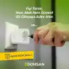 Günsan Wi-Fi Kontrollü Akım Korumalı Akıllı Priz 16A Tuya & Smart Life Destekli