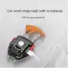 Jouis El Feneri Mini Kamp, Sos,Acil Durum,Bekçi, Polis,Asker, Güvenlik El Feneri, 7 modlu, USB Sarjlı Çok Fonksiyonlu Hayati İdame Lambası(Acil Durum)