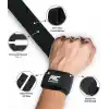 MuscleCloth Padded Lifting Straps Siyah
